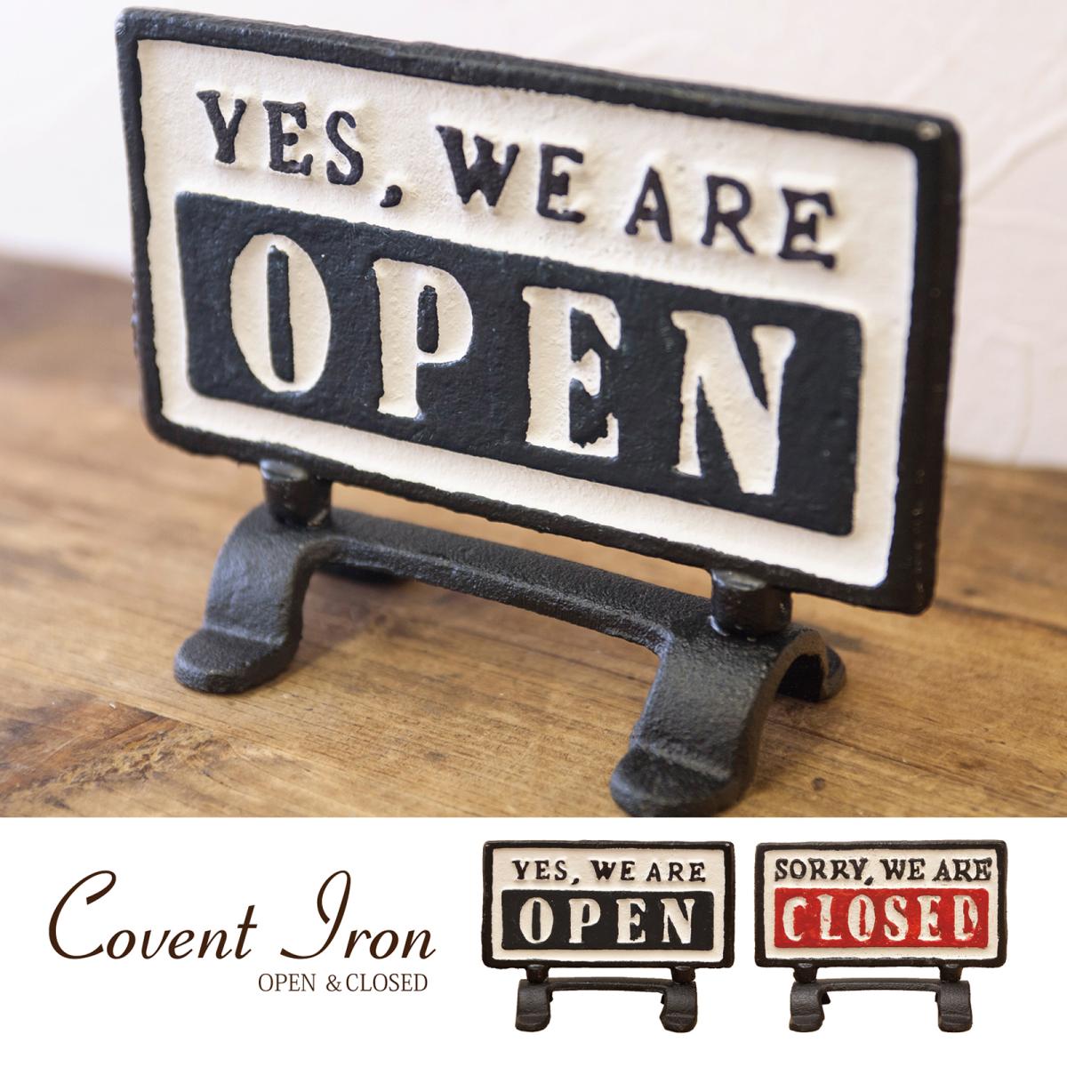 Covent Iron コベントアイアン［OPEN ＆CLOSED　両面タイプ］