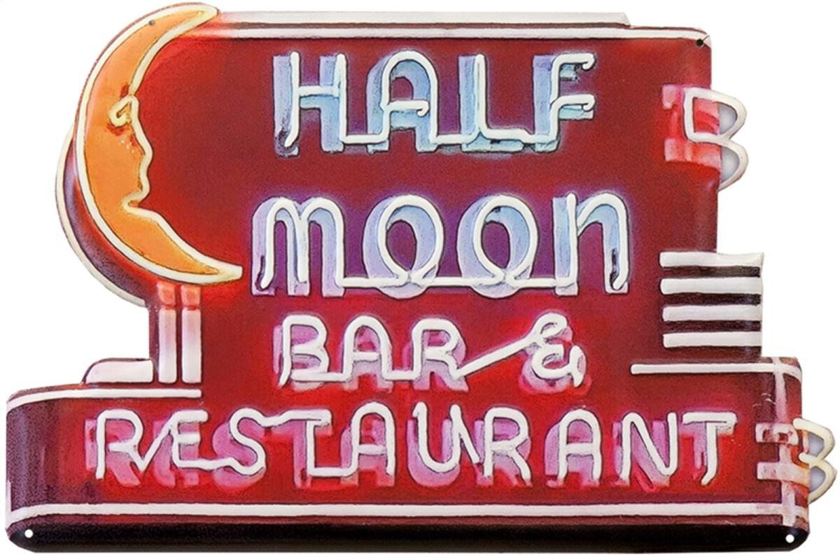 アンティークエンボスプレート [HALF MOON BAR & RESTAURANT]