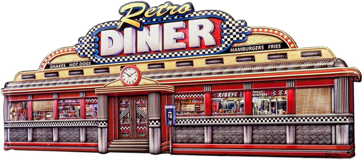 アンティークエンボスプレート [Retro DINER]