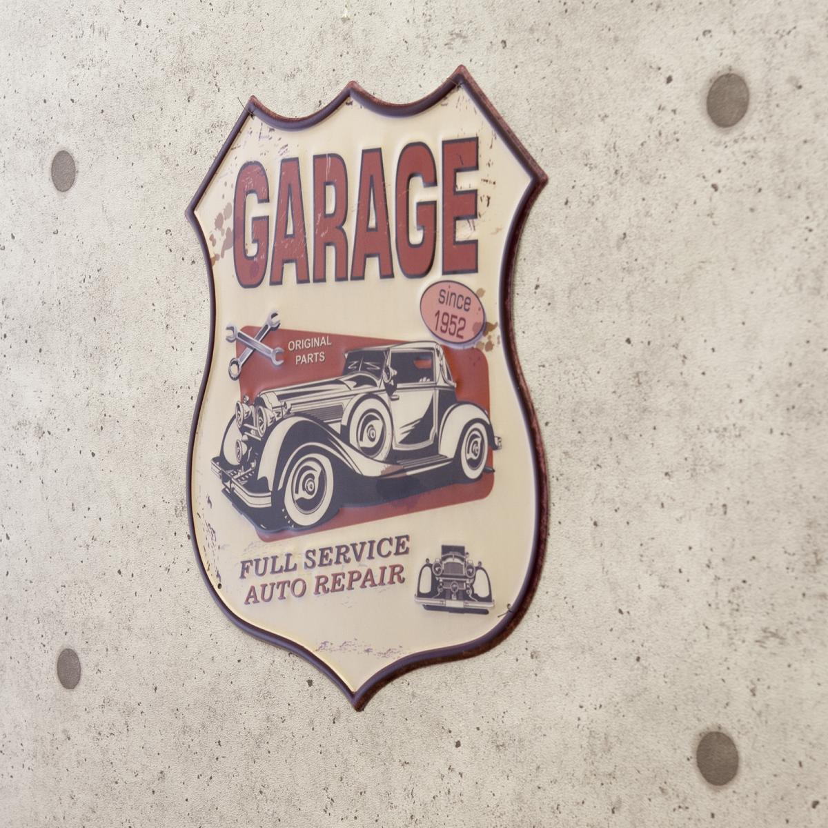 アンティークエンボスプレート ［GARAGE Since 1952］