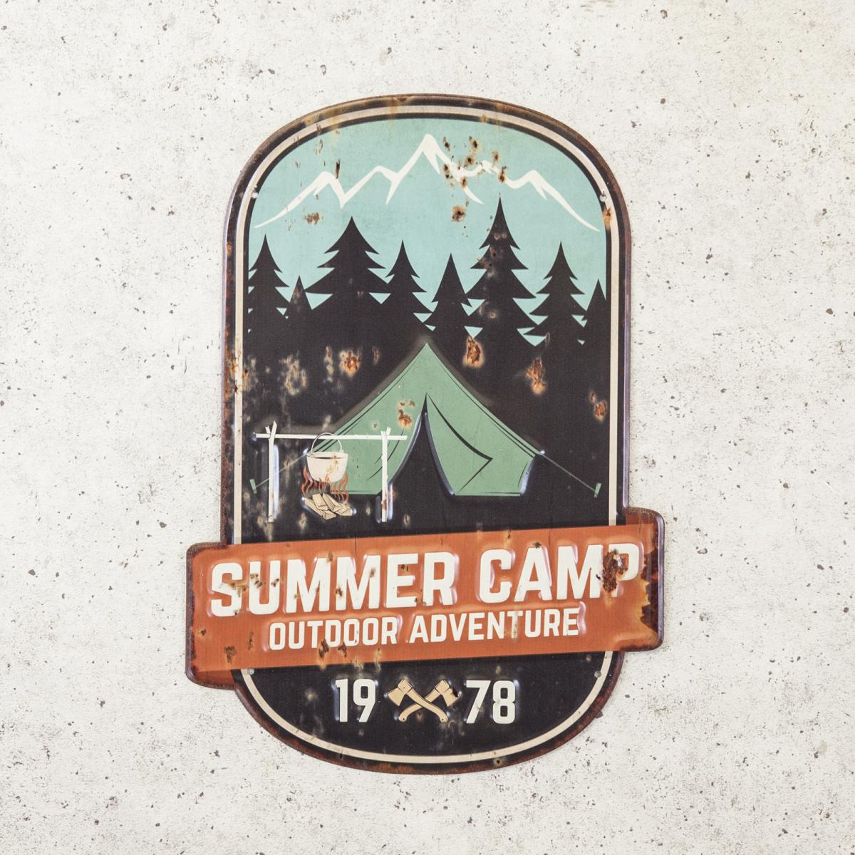 アンティークエンボスプレート ［SUMMER CAMP 1978］