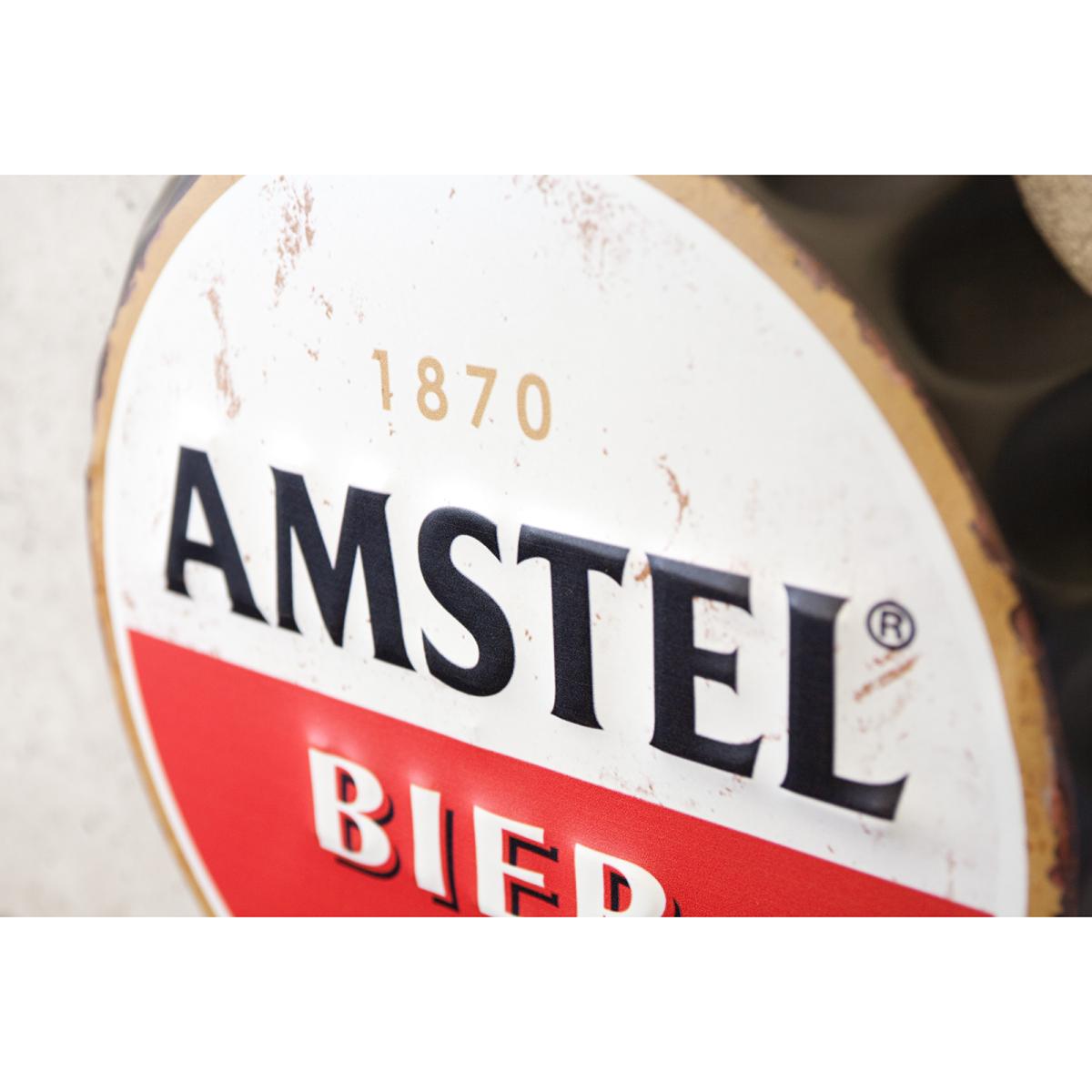 ビアーキャップ　エンボスプレート ［AMSTEL BIER］