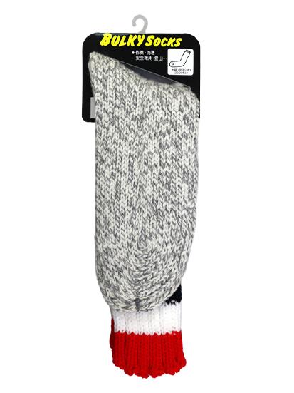 バルキーソックス ミドル ライン 2527cm