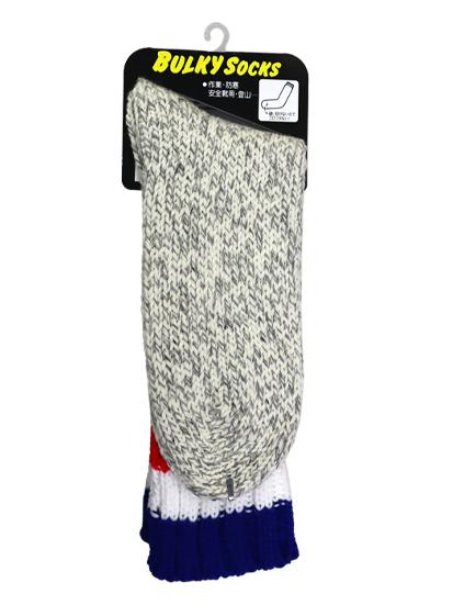 バルキーソックス ミドル ライン 2527cm