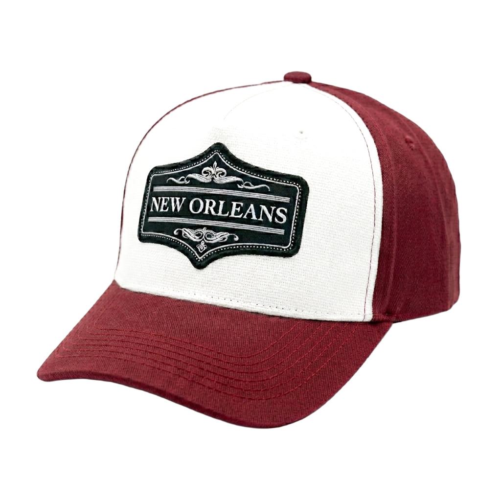 NewOrleans ワッペンツイルキャップ フリーサイズ