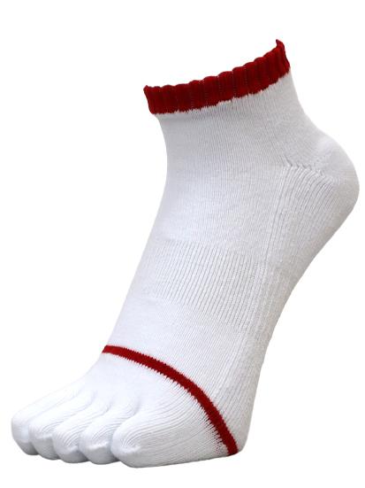 ラフ スニーカーソックス 指付 3足組 2527cm