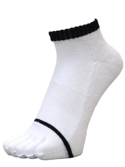 ラフ スニーカーソックス 指付 3足組 2527cm