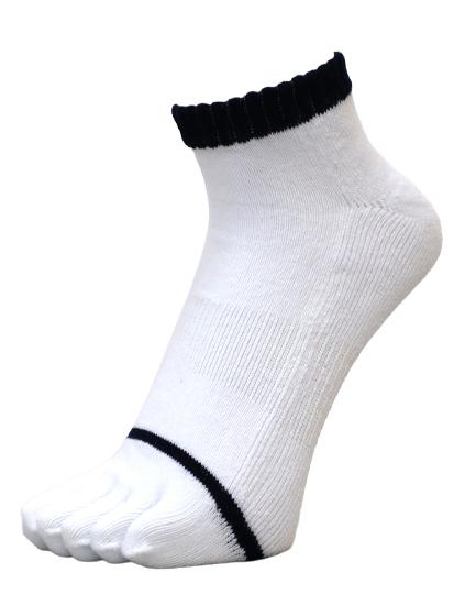 ラフ スニーカーソックス 5本指 3足組 2527cm