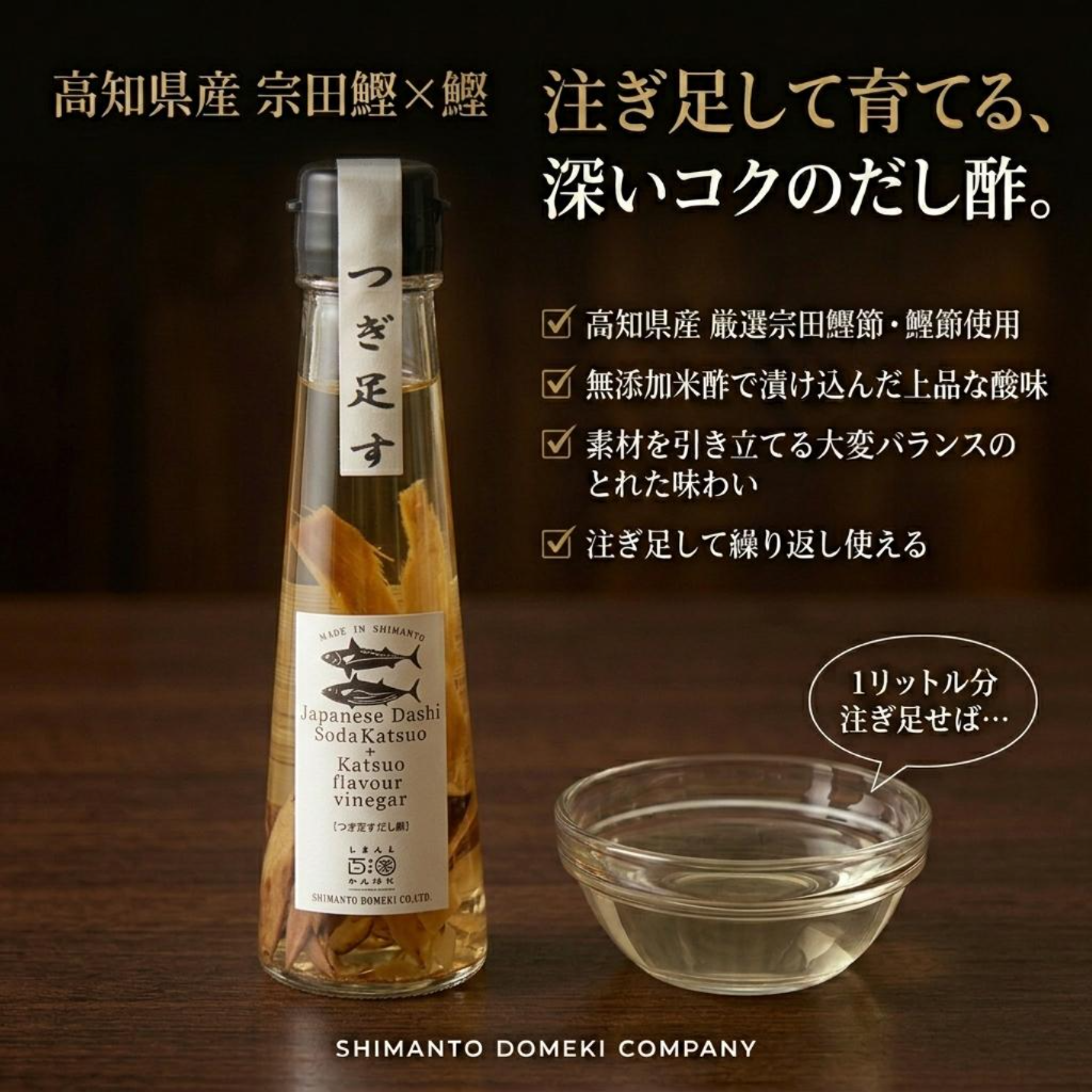 つぎ足す鰹だし酢