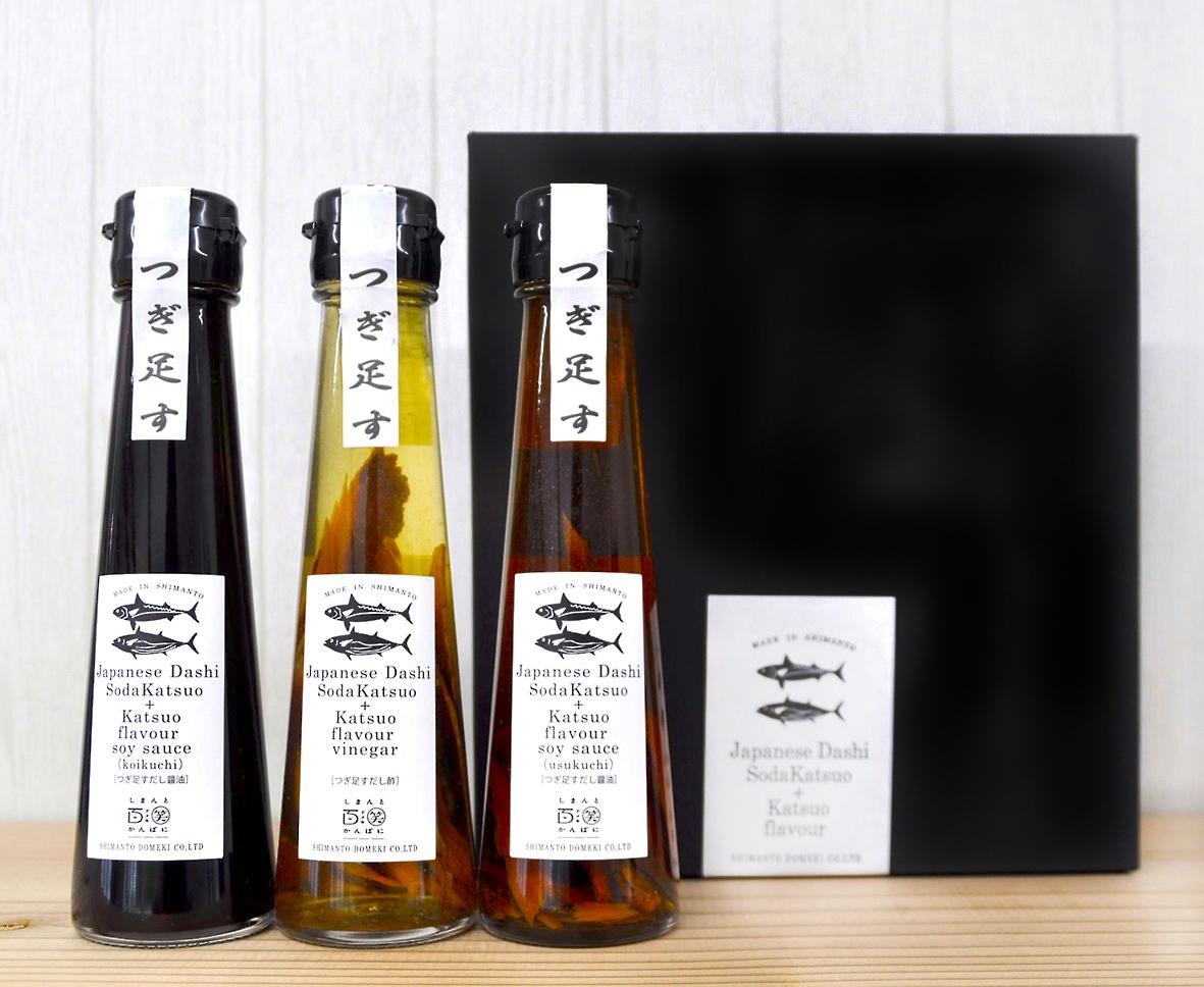高知の鰹節が入った、何度も注ぎ足して使える！つぎ足す鰹だしギフト
