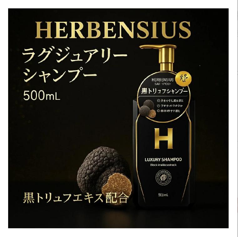 HERBENSIUS ラグジュアリーシャンプー　5本セット