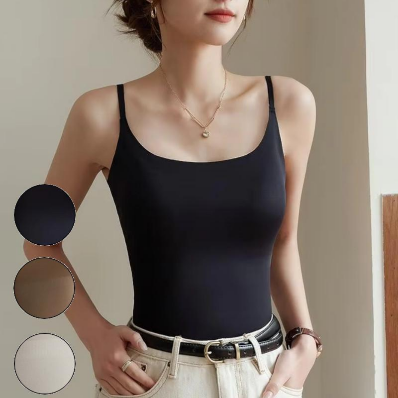 シームレスなめらかブラキャミ