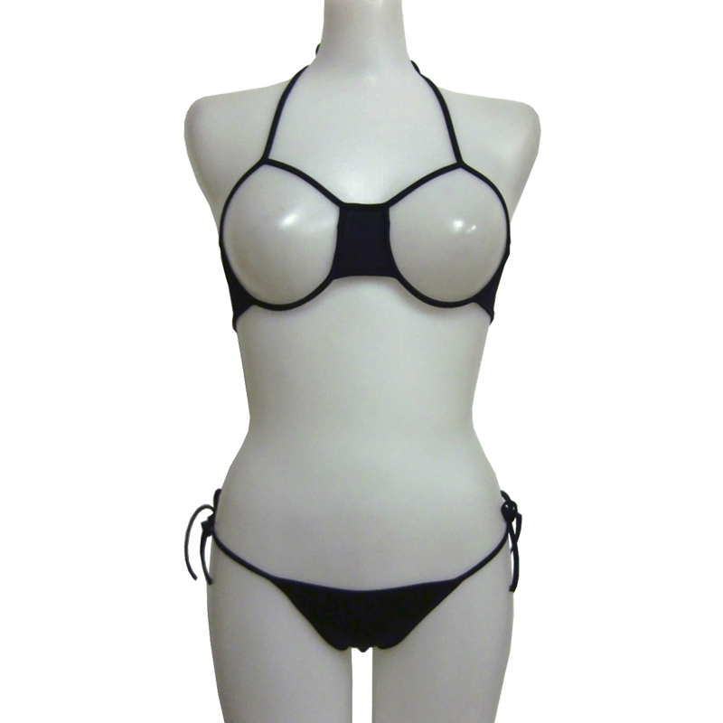 シンプルカップレスブラジャーTバック