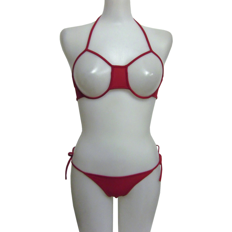 シンプルカップレスブラジャーTバック