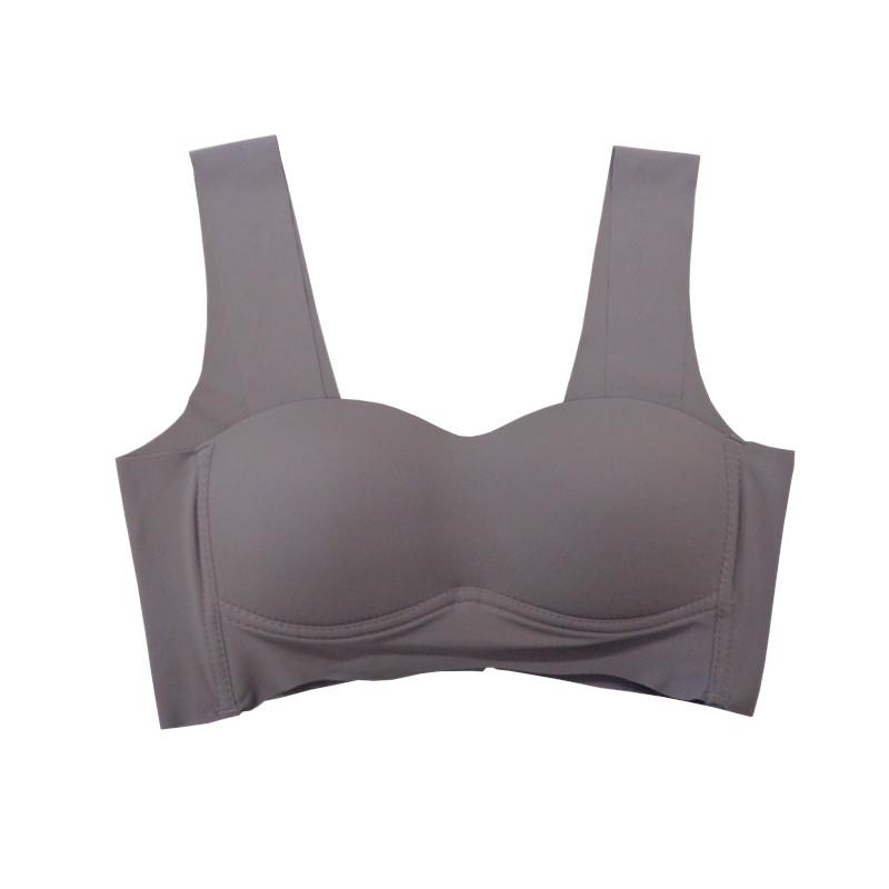 シームレスバックフック4段ベストブラブラジャー ブラ レディース