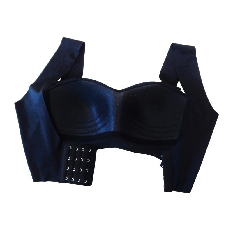 シームレスバックフック4段ベストブラブラジャー ブラ レディース