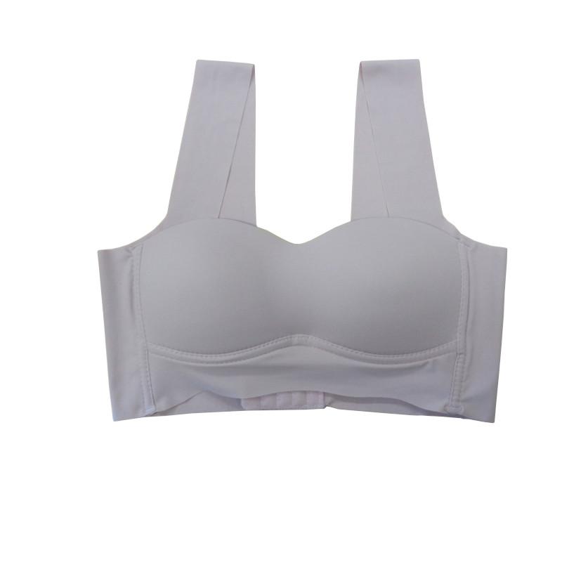 シームレスバックフック4段ベストブラブラジャー ブラ レディース