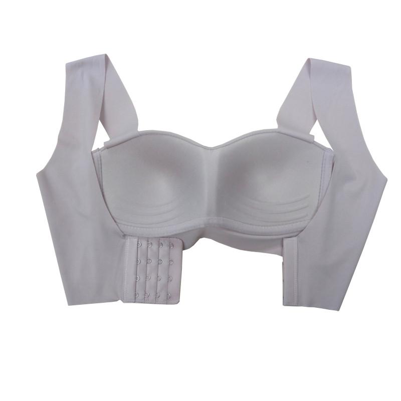 シームレスバックフック4段ベストブラブラジャー ブラ レディース