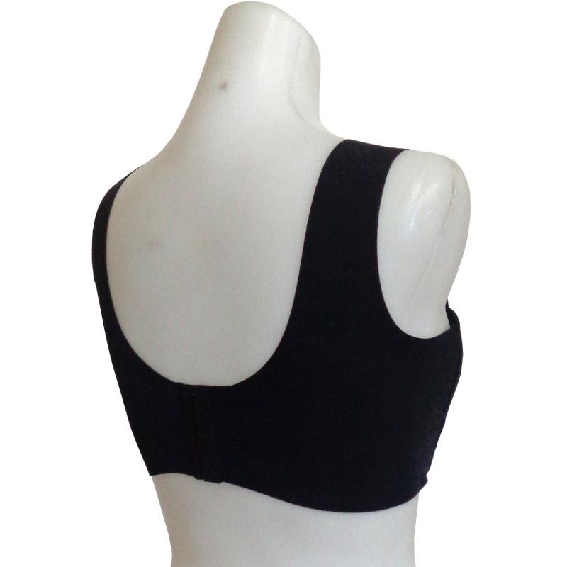 シームレスバックフック4段ベストブラブラジャー ブラ レディース