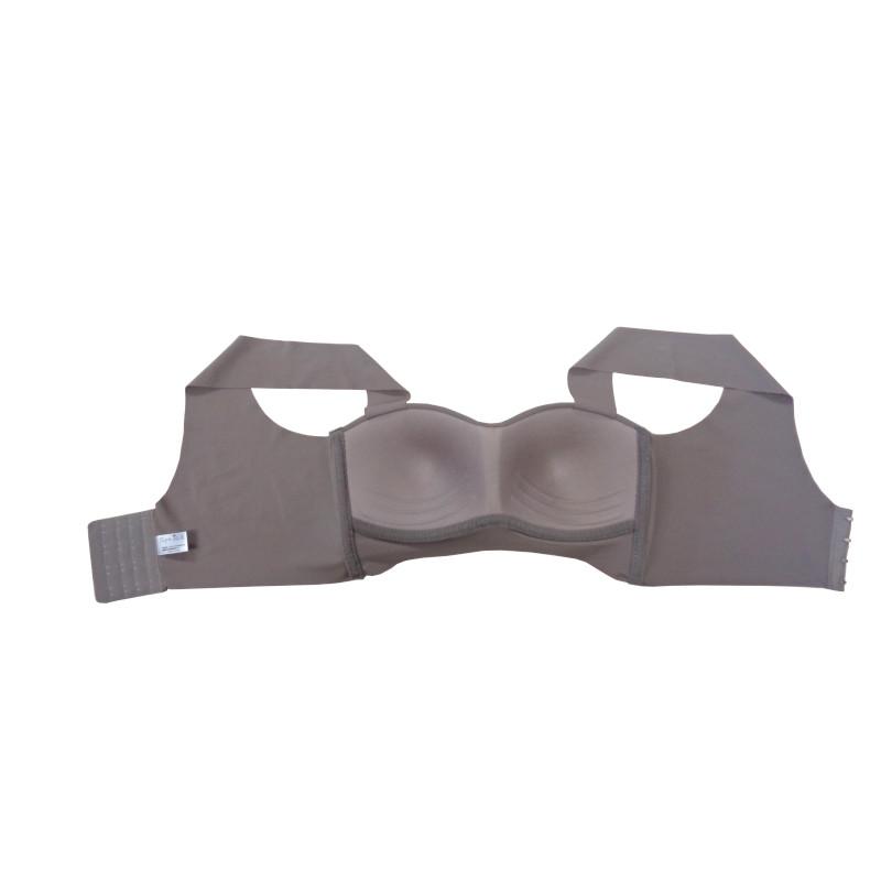 シームレスバックフック4段ベストブラブラジャー ブラ レディース