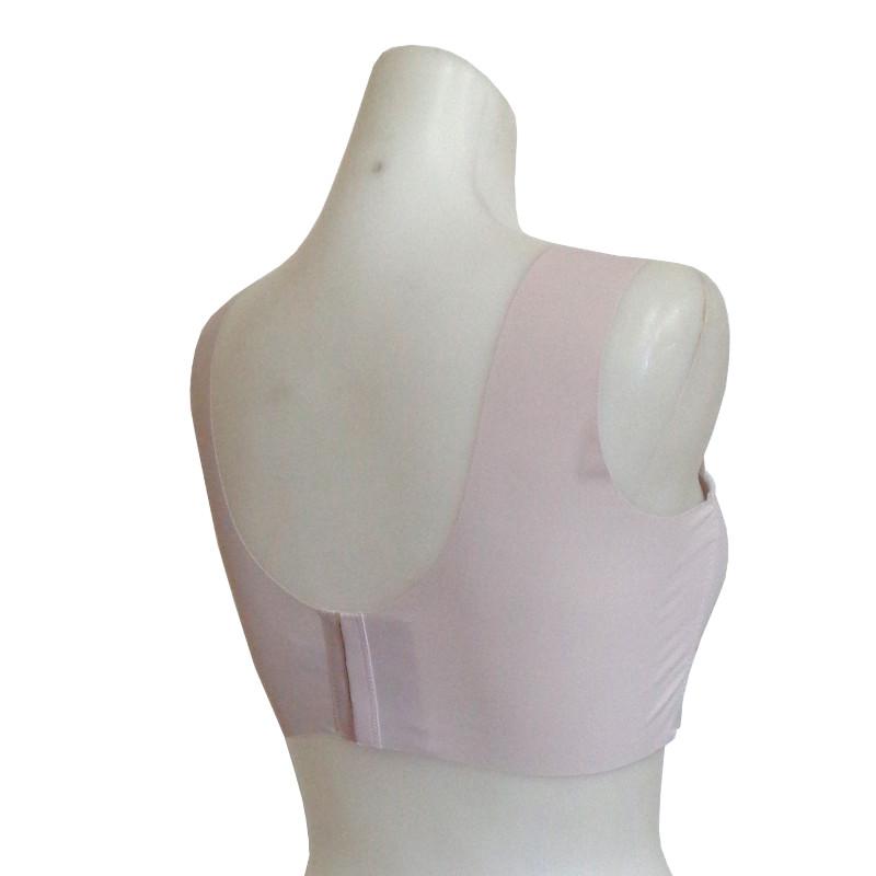 シームレスバックフック4段ベストブラブラジャー ブラ レディース