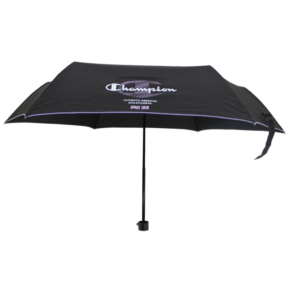 チャンピオン 女児 無地 オーバーロック グラスファイバー骨 ミニ折傘  55cm