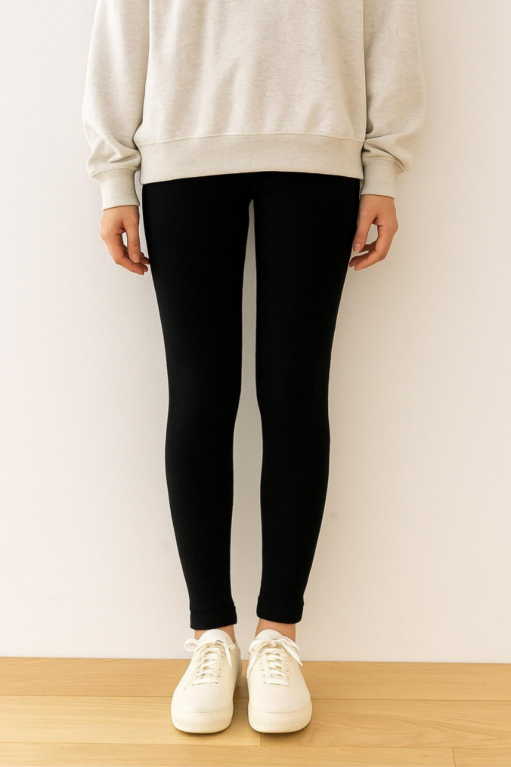 あったか裏パイル無地のびのびレギンス【30本セット】