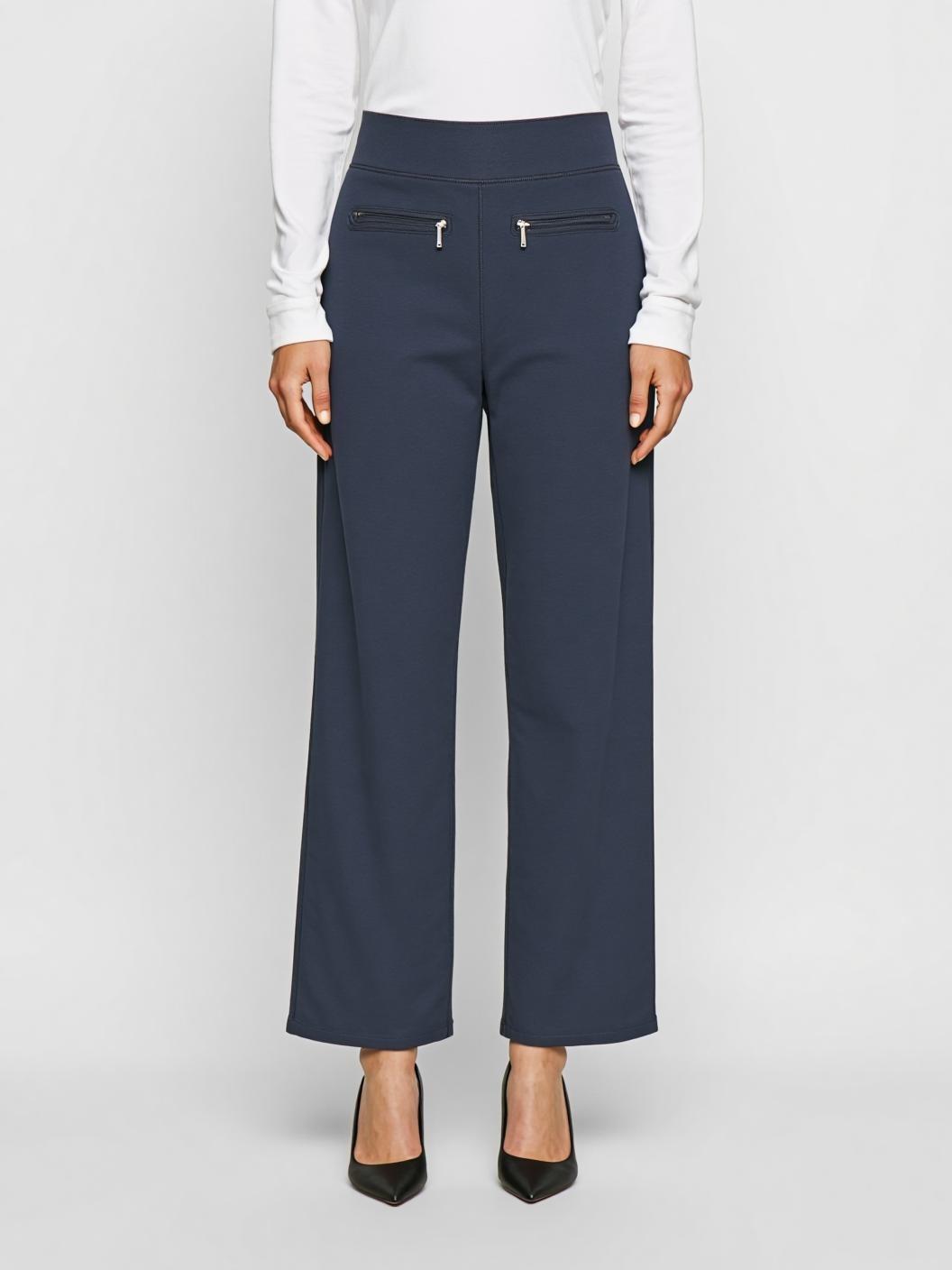 裏シャギー前ファスナー付美脚カルソンパンツ【24本セット】