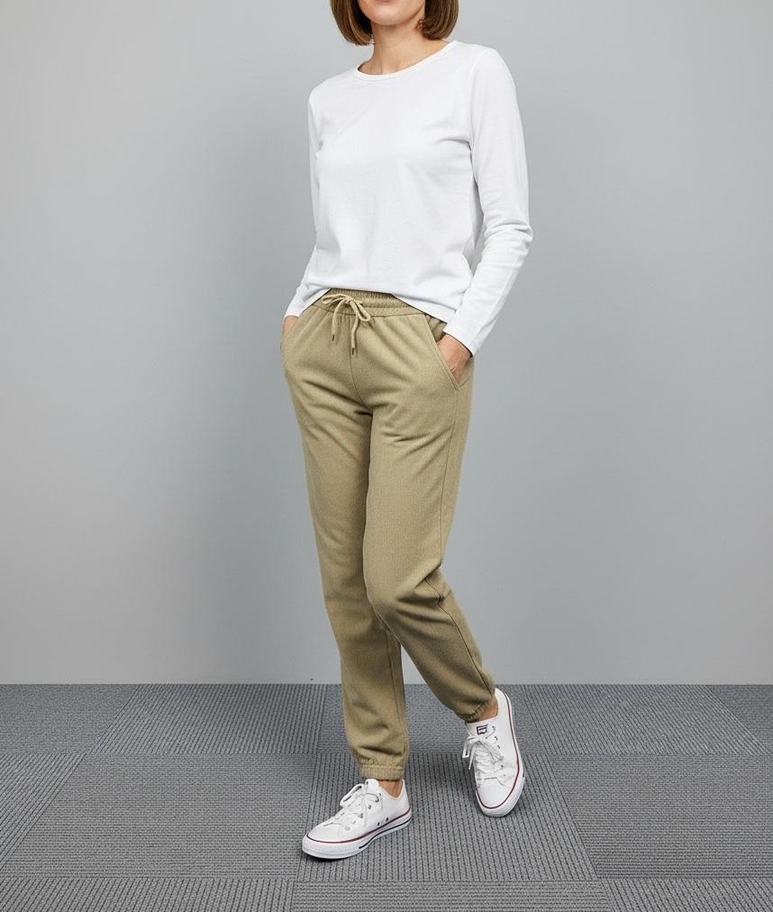 裏シャギー細コールイージーパンツ【24本セット】