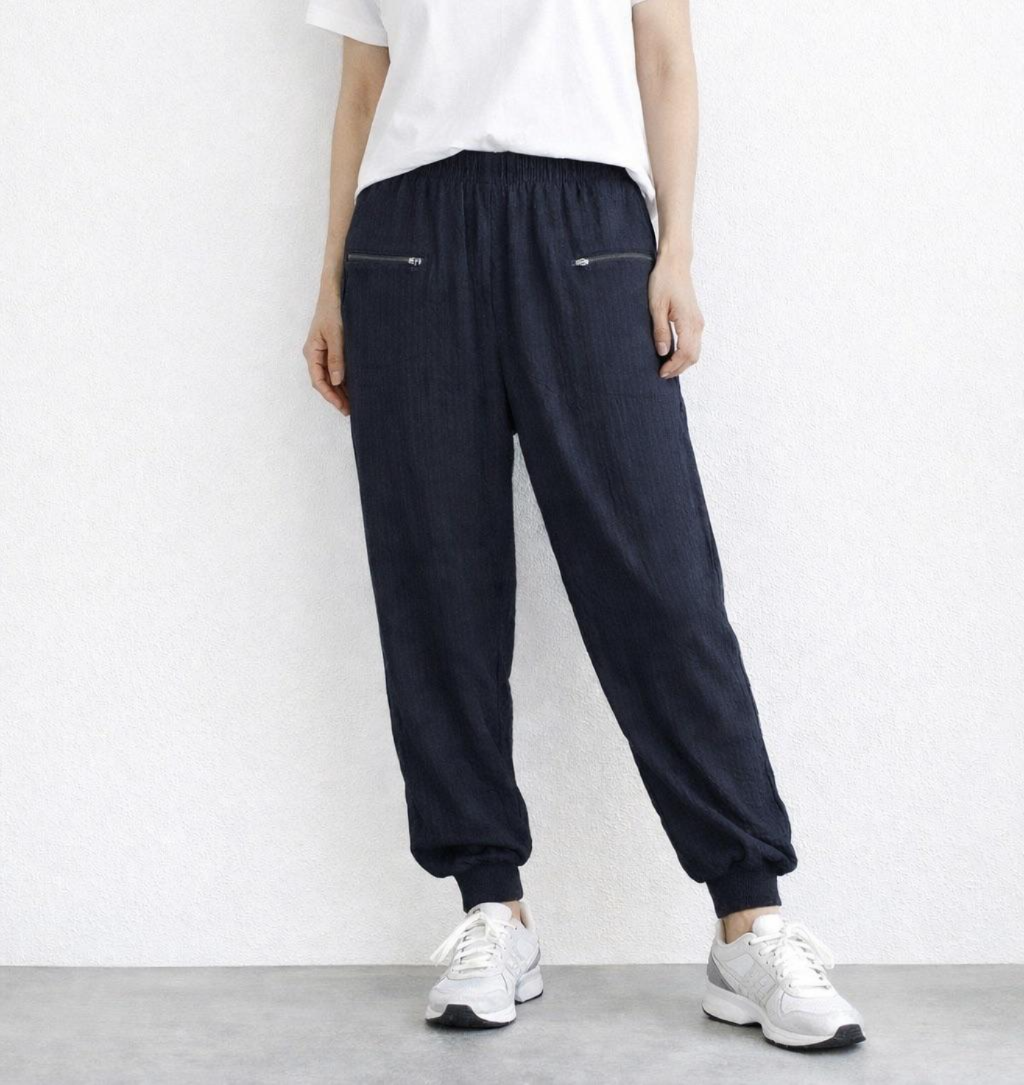 春物　ふくれジャガードポケファスナー付パンツ【30本セット】