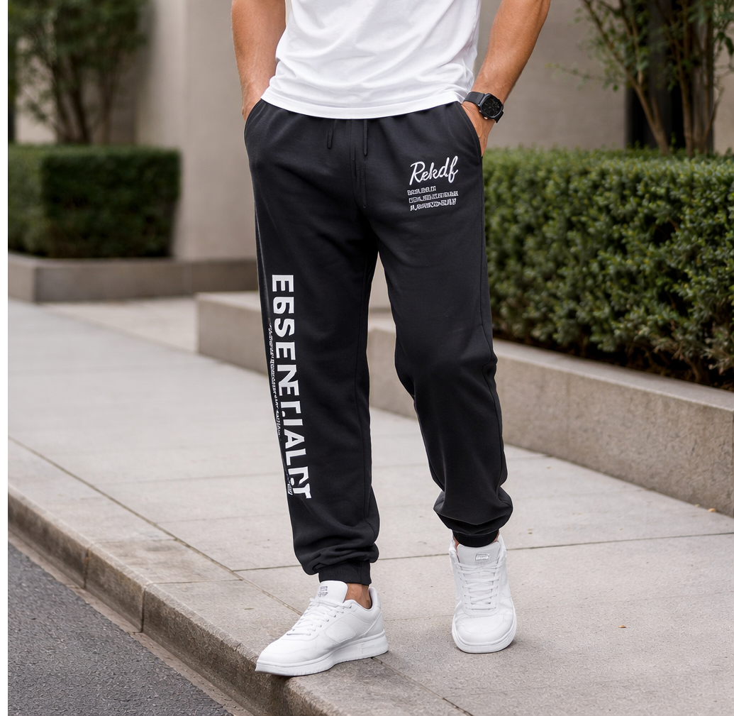 春物　大寸紳士オシャ楽　両ポケロング丈プリントスウェット【30本セット】