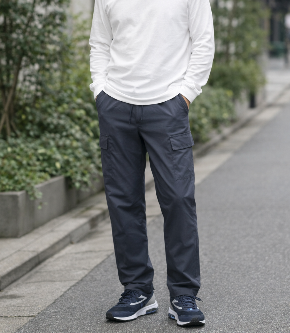 春物　大寸紳士快適イージーカーゴパンツ【24本セット】