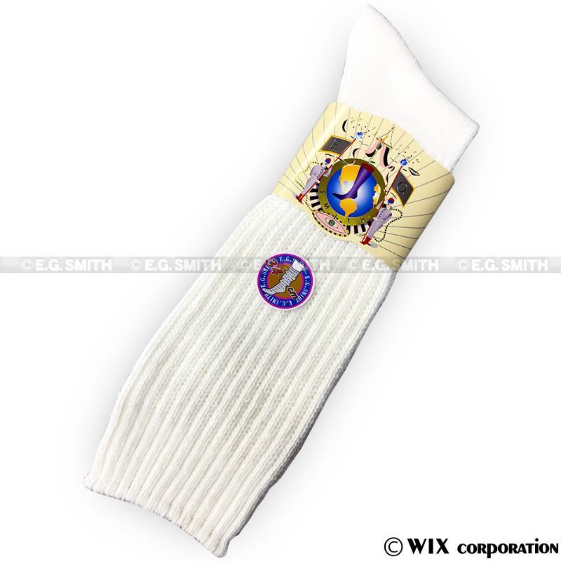 E.Gスミス ルーズソックス【白】34/60/90/110cm丈　サイズ23-27㎝