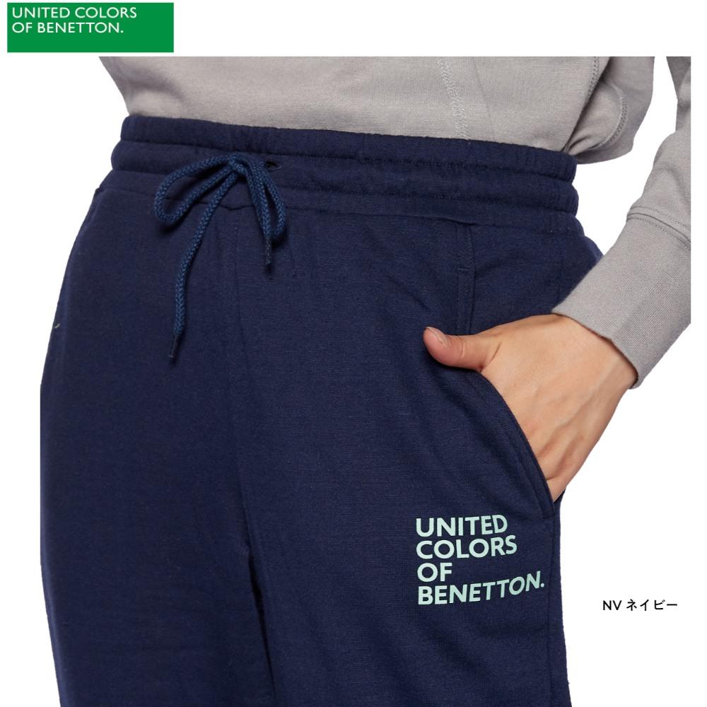 ベネトン BENETTON レディース 裏毛スウェットパンツ 311-890 ブラック M 単品販売