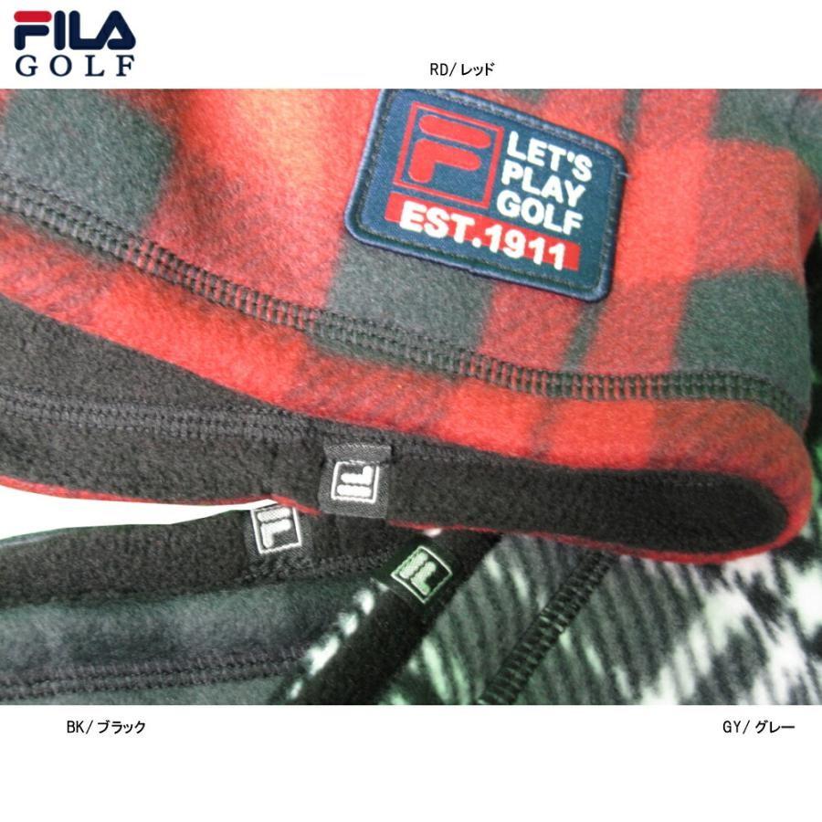 フィラ FILA ゴルフ ユニセックス ネックウォーマーフリース 789-940 グレー 単品販売