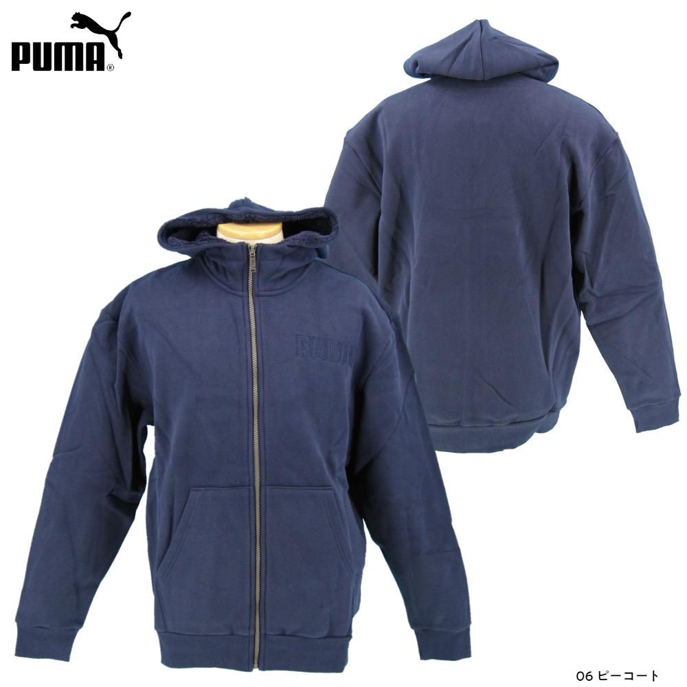 プーマ PUMA メンズ スウェットパーカー裏起毛 583582 ピーコート M 単品販売