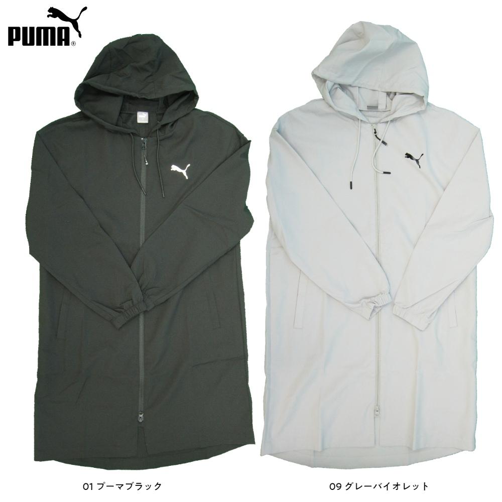 プーマ PUMA レディース ロングウインドブレーカー 588742 ブラック S 単品販売