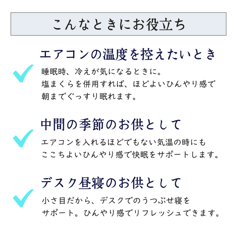 【１０ヶ入り】カバー付き塩まくら（カバーの色はおまかせ）