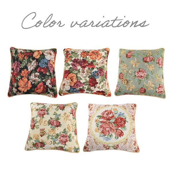 クッションカバー 45 花柄 おしゃれ カバー クッション 正方形 インテリア 新生活 可愛い 新作