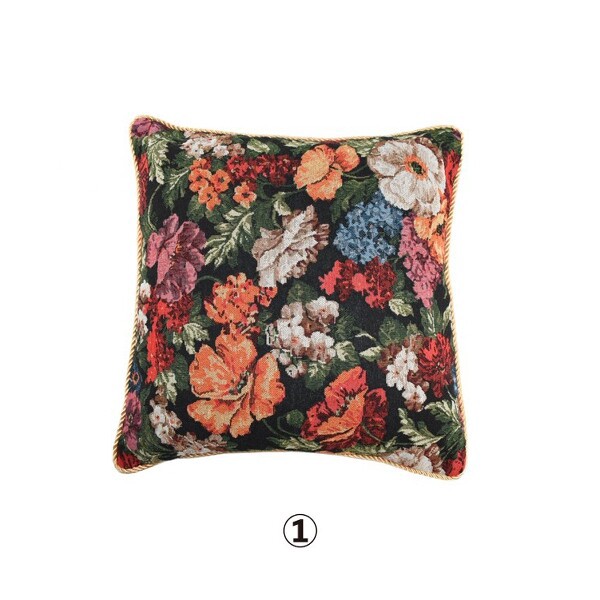 クッションカバー 45 花柄 おしゃれ カバー クッション 正方形 インテリア 新生活 可愛い 新作