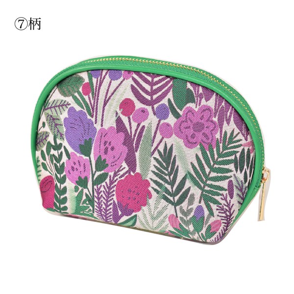 Caumeri ポーチ おしゃれ 化粧 ミニ 和柄 花柄 軽量 小物入れ ポーチ 