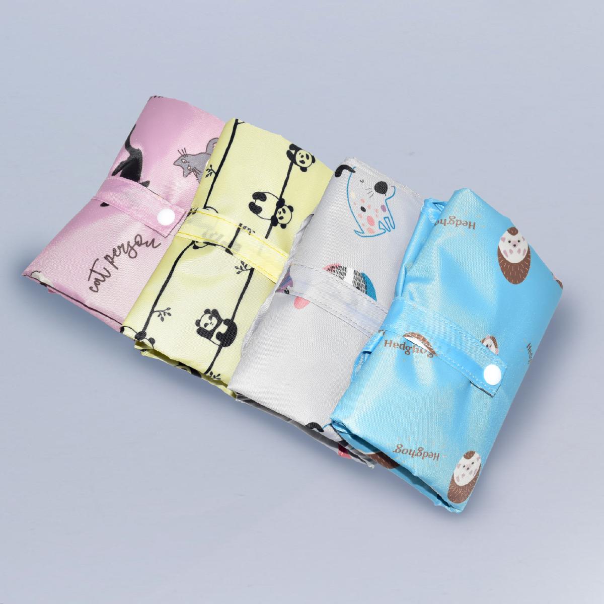 エコバッグ 可愛いバッグ 猫 ねこ ネコ パンダ ハリネズミ 買物バッグ ショッパーバッグ コンパク