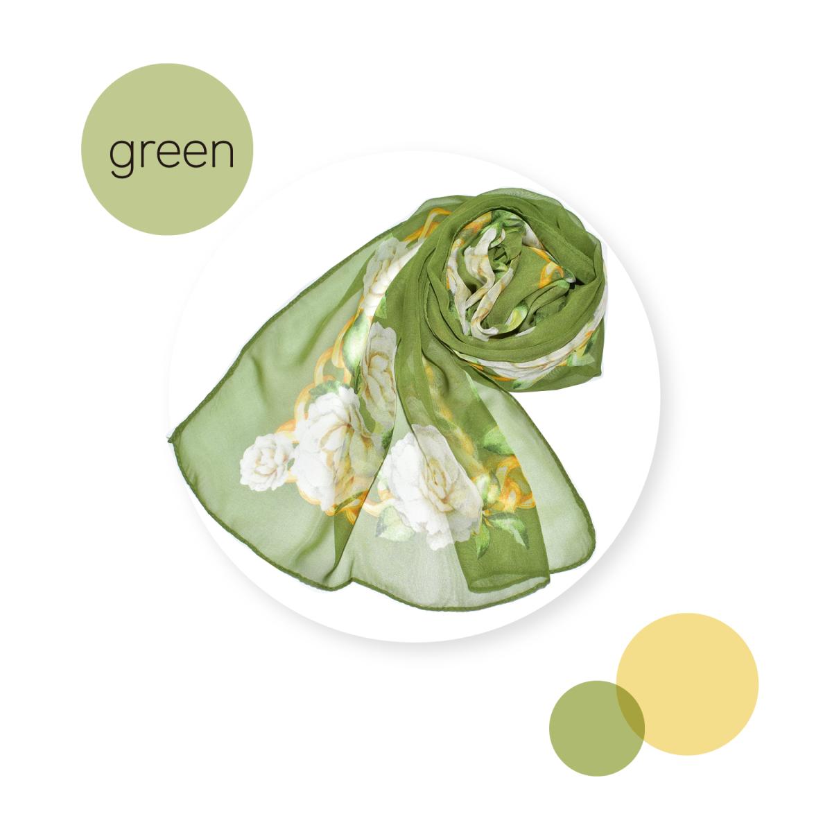 新作 ストール 花柄 冷房対策 日焼け 日差しよけ ワンポイント 軽い 薄手 幅52cm長さ162