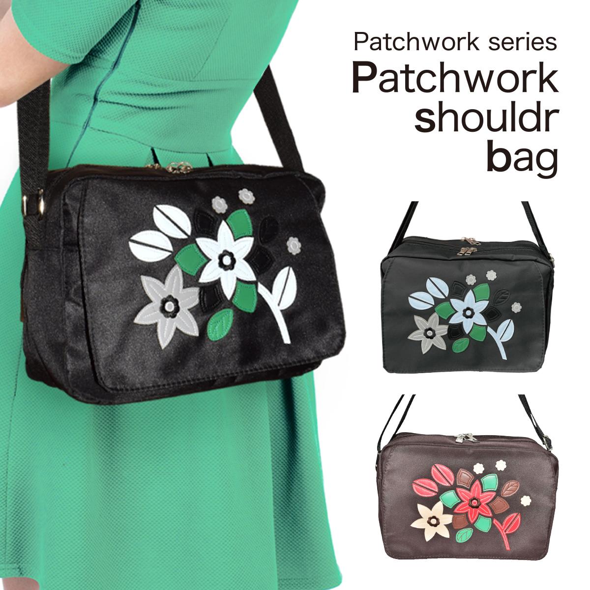 2025 新作 ショルダーバッグ 春夏 レディース 斜め掛け 花柄 パッチワーク 収納力 大容量 即
