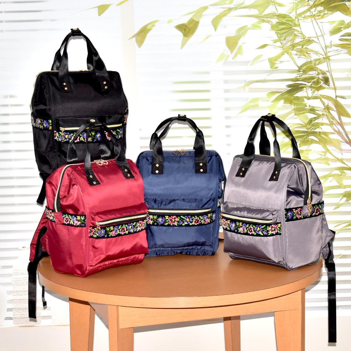 定番2025 新作 リュックサック レディース 大容量 通学 シェニール キャリーオン