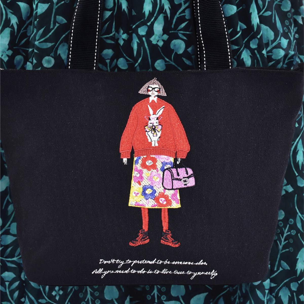 ハンドバッグ 刺繍 大容量 通勤 売れ筋 かわいい 手提げ 手提げバッグ おしゃれ 即納