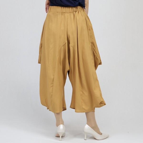 大人気定番　前2つポケ付きサルエルパンツ　ワイドパンツ