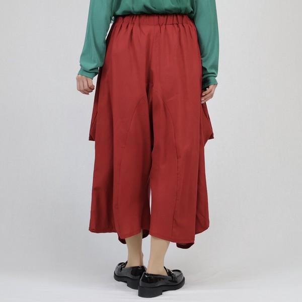大人気定番　前2つポケ付きサルエルパンツ　ワイドパンツ