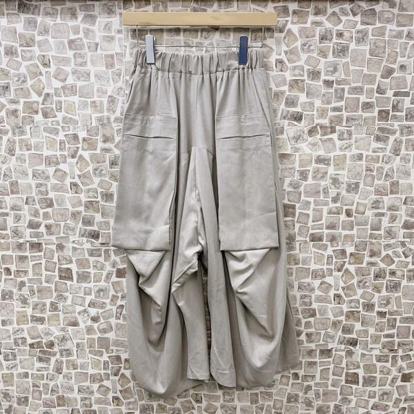 大人気定番　前2つポケ付きサルエルパンツ　ワイドパンツ