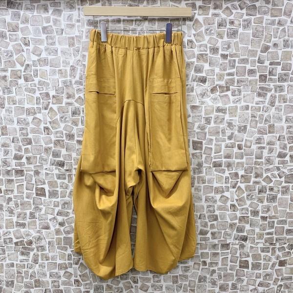 大人気定番　前2つポケ付きサルエルパンツ　ワイドパンツ